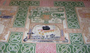 Tomb of Jn Joe Therry in St Ms crypt Sydney